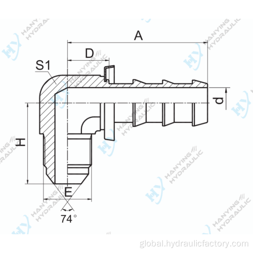 JIC Male Hydraulic Fittings